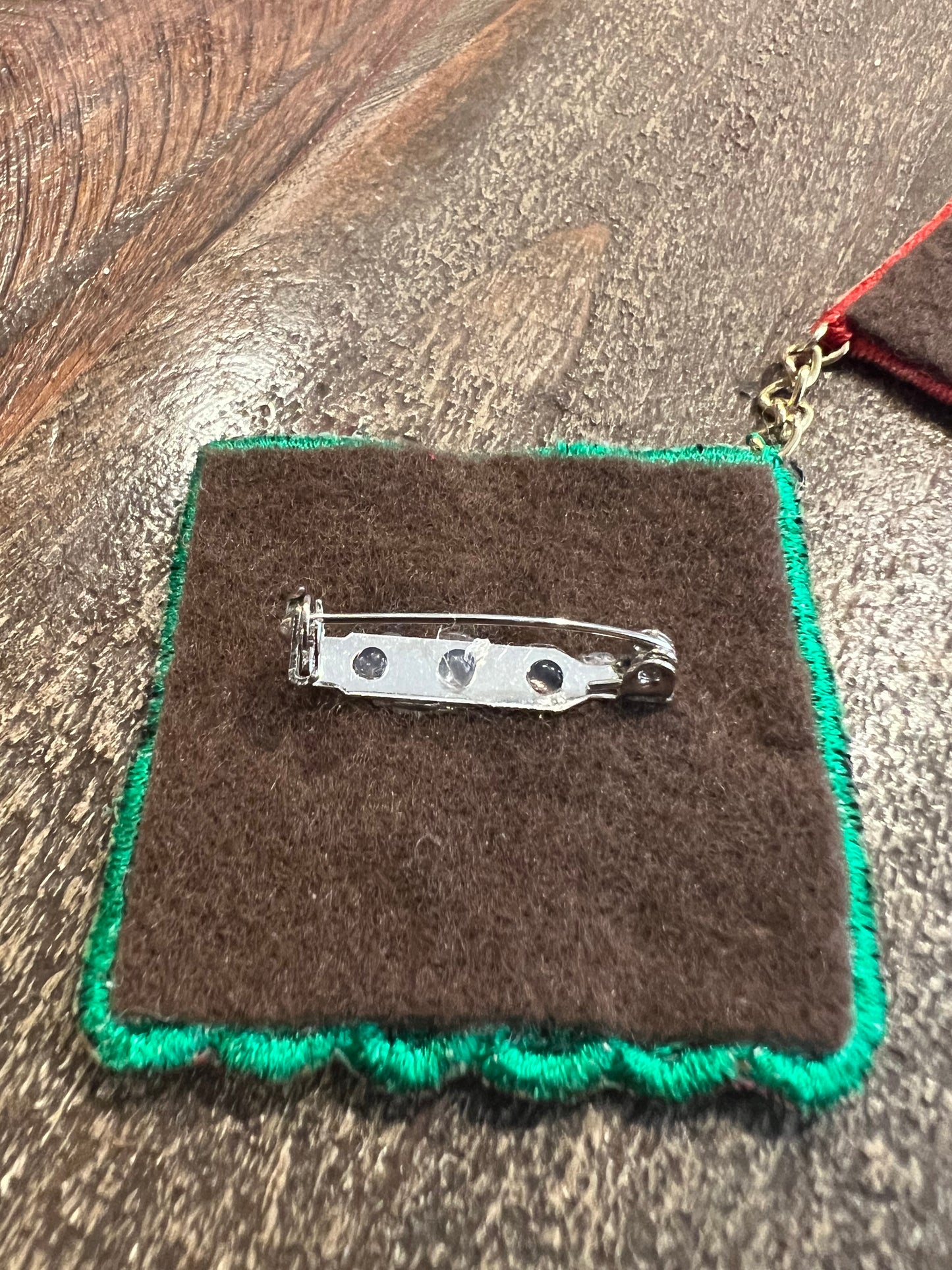 Colorful Papel Picado Embroidered Charm